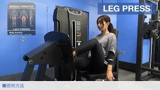 Life Fit LEG PRESS（ワイヤー） [upl. by Ahseuqal963]