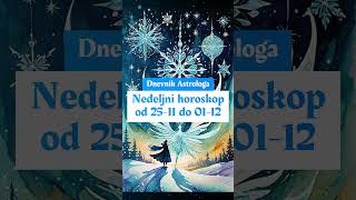 🍁🍂 NEDELJNI HOROSKOP ⭐ OD 2511 DO 0112 🍂🍁 nedeljnihoroskop dnevnikjednogastrologa [upl. by Llyrpa156]