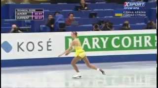 Polina Edmunds SP 2014 Worlds [upl. by Aihsekin]