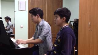 RihannaStay cover by Zhakan Zhaksalykov and Daniyar Kulumshin [upl. by Laurice]