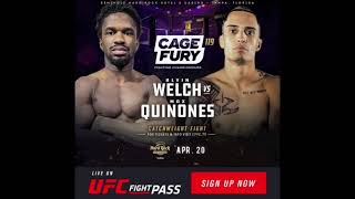 QUINONES vs WELCH CFFCMMA Highlights 4202023 [upl. by Sunda890]