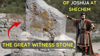 Discovery of Joshuas Great Witness Stone at Shechem l Top7 Bible Stories [upl. by Adnohsek347]