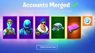 How to MERGE ACCOUNTS in Fortnite [upl. by Toth]