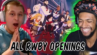 So We Reacted To EVERY RWBY Opening 19 FOR THE FIRST TIME [upl. by Archy847]