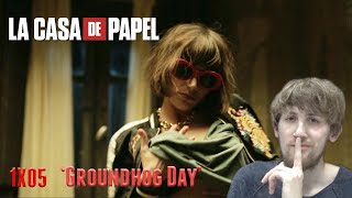 Money Heist La Casa de Papel Season 1 Episode 6  Groundhog Day Reaction [upl. by Davidoff]