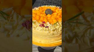 Grandma Approved 👵🏻✅ Mango Crepe Cake 🥭 in the Bay Area crepe cake bayarea [upl. by Anawad834]