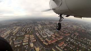 Niski przelot  Poznań Ławica  GoPro 3  Low pass at Poznan Airport [upl. by Oos]