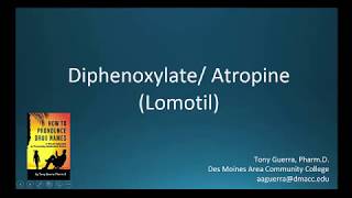 CC How to Pronounce diphenoxylate atropine Lomotil Backbuilding Pharmacology [upl. by Mcclain]