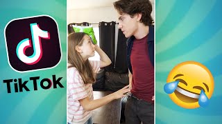 Funny Brother Sister Tik Tok Compilation 4 [upl. by Ttennaej]