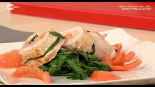 Involtini di pollo con verdurine  I Fatti Vostri 08032017 [upl. by Norrag]