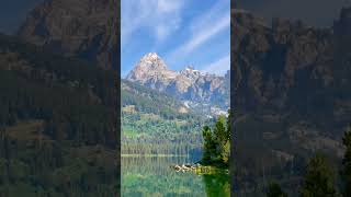 Taggart Lake nature yellowstonenationalpark nationalpark mountains grandteton lake [upl. by Emlen813]