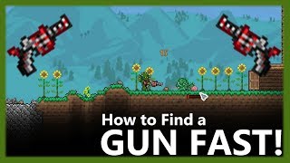 Terraria  How to Find a Gun Fast The Undertaker [upl. by Humberto]