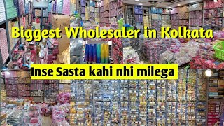 Cosmetic Wholesaler Kolkata Cosmetics Wholesale Market  Jewelry Market  Hair Clip Wholesale Market [upl. by Cesaro6]