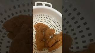 Chicken tenders fried died and laid to the side shabooyababyshowpodcast chickentender viral [upl. by Kcam]