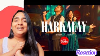 Harkalay Coke Studio reaction  Anisha  Season 15  Zahoor x REHMA [upl. by Soilissav]