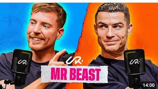 Cristiano Ronaldo Meets MR BEAST LIVE ON YOUTUBE [upl. by Ennoitna]