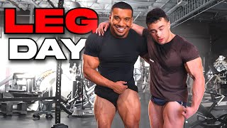 Larry Wheels Puts 20YearOld Through Epic Leg Session [upl. by Eltsirc454]