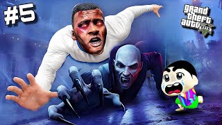 GTA 5 Bangla  Dracula Franklin Attacked On Vampair amp Shinchan Crying In GTA 5 [upl. by Lorrad424]