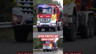 🚒🔥 ALPHA ROBOTICS ● Spezialeinheit der Feuerwehr einsatzfahrt feuerwehr [upl. by Blackburn]