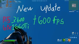 Fortnite GeForce GTX 1660 Ti  AMD Ryzen 5 3600 Competitive Test Benchmark1080pLow meshes70 ping [upl. by Innek]