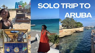 Travel Vlog 01  SOLO TRIP TO ARUBA FOR SPRINGBREAK 2024  Vibes  Beaches  Food🇦🇼 [upl. by Dole]