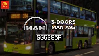 New Axle Sounds MAN ND323F A95  SG6295P on Service 119 [upl. by Nedia]