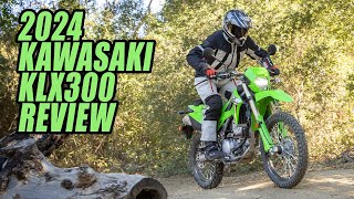 A Street Rider Tries a Dirtbike The 2024 Kawasaki KLX300 and KLX300SM [upl. by Bessie]