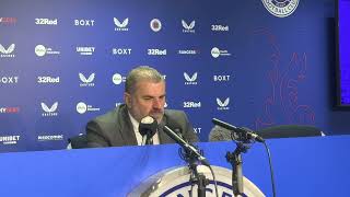 Ange Postecoglou feels Celtic accepted Rangers fate during Ibrox defeat  full press conference [upl. by Sella]