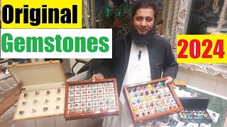 Original Gemstones Prices 2024 Thailand  Iran  African  Hunza  Sarafa Bazar Rawalpindi Pakistan [upl. by Kindig]