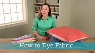 How to Dye Fabric [upl. by Justinn]