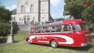 Hochzeit mit einem Oldtimerbus von Müller Busreisen im Großraum Heilbronn [upl. by Treblig]