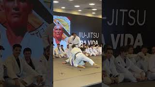 Malvino Salvador raspa e finaliza no JiuJitsu em festa da Gracie Kore no Rio [upl. by Anerdna]