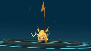 CP684 Pikachu Evolving Into Raichu in Pokémon GO [upl. by Sherborn]