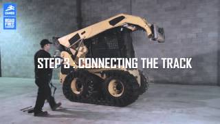 How to install Camso OTT track for skid loader [upl. by Moreville]