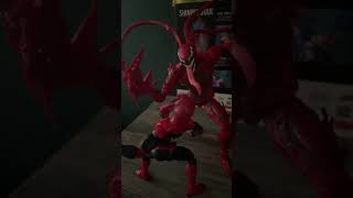 Posing marvel legends carnage from venom let there be carnage [upl. by Uot]