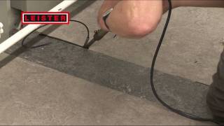 Floor welding with Leister HOT JET S [upl. by Quintessa]