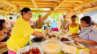 FUN WITH NANAY ELSIE’S FAMILY IN MALINAO BEACH  SIARGAO [upl. by Annalee970]