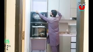 how to install microwave oven in cabinets [upl. by Ginnie517]