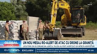 ROAlert de atac cu drone aproape de graniță Oamenii din 16 comune din Tulcea au primit avertizări [upl. by Etnauq546]