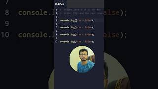 JavaScript Tricks Booleans Arithmetic  javascript nodejs javascripttrickyquestions js [upl. by Atnauqal]