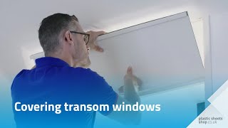 How to replace transom windows with HPL  Plasticsheetsshopcouk [upl. by Frentz839]