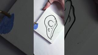 Painting a raven skull [upl. by Theresina]