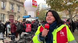 Manuela Dona secrétaire générale de la CGT Douanes interrogée par la NVO [upl. by Chuah221]