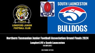 U16 Boys Div2  Longford JFC v South Launceston Grand Final 2024 [upl. by Roberts]