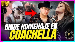 Peso Pluma HOMENAJEA en Coachella a Valentín Elizalde Jenni Rivera y Chalino Sánchez [upl. by Matheny]