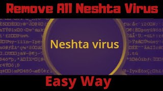 Remove All Win32Neshta virus  Bangla Tutorial [upl. by Narcho6]