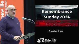 Remembrance Greater love 10 November 2024 [upl. by Edlin]