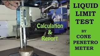 Liquid Limit Test Calculation Determination of Liquid limit plastic limitAtterberg limit test [upl. by Piero]