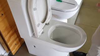 How to tighten a loose toilet seat [upl. by Sgninnej]