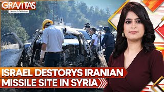 Israel’s hidden war Iranian facility attacked in Syria  Gravitas  World News  WION [upl. by Niamor]